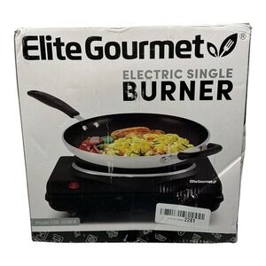 Elite Gourmet - Electric Single Burner (ESB-301BF#) - Portable Cooktop
